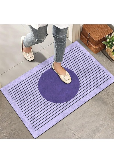 Monnhein Kapı Önü Paspası - Modern Ve Şık Kapı Paspası / Ev, Ofis Ve Dış Mekân Kullanımı İçin Lavender H Çok Renkli