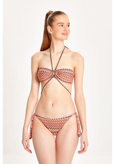 Too Salty Swimwear Kadın Çok Renkli Aksesuarlı Dantelli Strablez Bikini Takımı 24s113st Renkli Too Salty Swimwear Kadın Çok Renkli Aksesuarlı Dantelli Strablez Bikini Takımı 24s113st Renkli