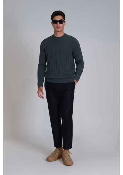 Lufian Erkek Bert Spor Chino Pantolon - Lacivert Lacivert