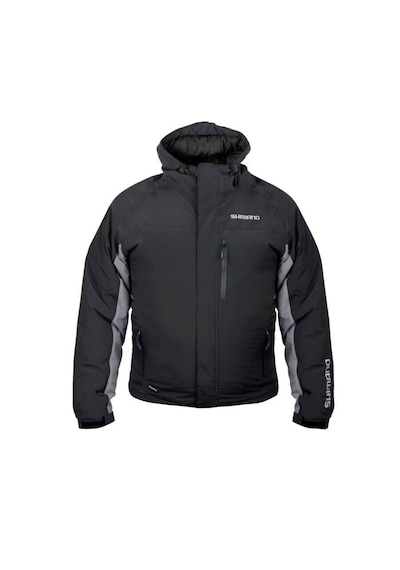 Shimano Wear Rain Jacket Padded Su Geçirmez Siyah Ceket Siyah - Gri