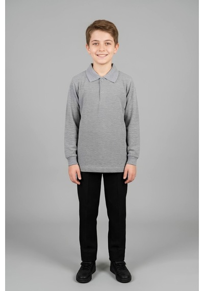 Modanino Erkek Çocuk %100 Pamuk Ve Okul Tarz T-shirt 6-16 Yaş 12798mrt Füme