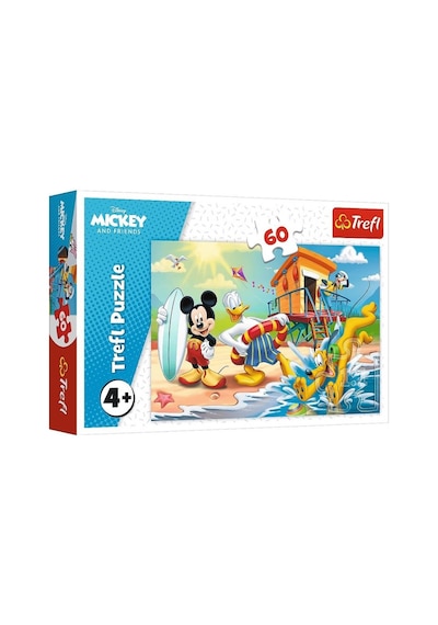 Trefl Çoçuk Mickey Ve Arkadaşları Eğlenceli Bir Gün 60 Parça Puzz