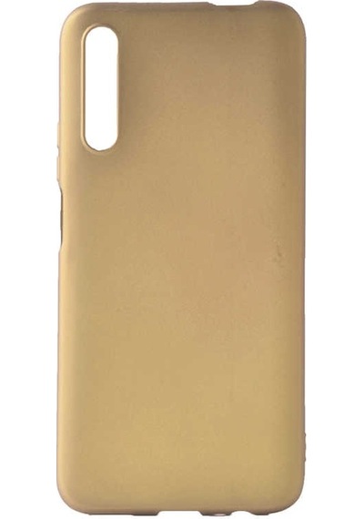 Noktaks - Huawei Uyumlu Huawei P Smart Pro 2019 Stk-l21 - Kılıf Mat Renkli Esnek Premier Silikon Kapak - Gold Noktaks - Huawei Uyumlu Huawei P Smart Pro 2019 Stk-l21 - Kılıf Mat Renkli Esnek Premier Silikon Kapak - Gold