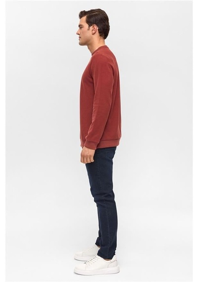 Süvari Açık Kahve Regular Düz Bisiklet Yaka Sweatshirt Açık Kahve Süvari Açık Kahve Regular Düz Bisiklet Yaka Sweatshirt Açık Kahve