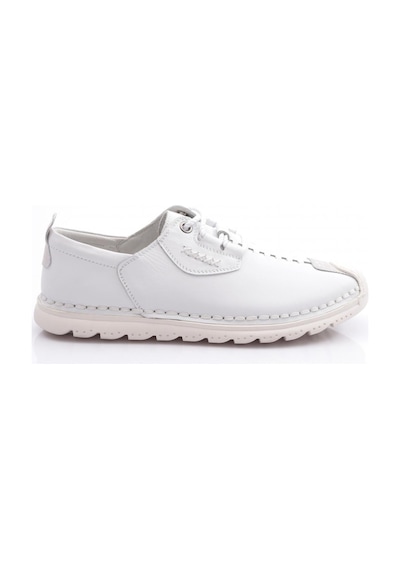 Dgn 9860 Erkek Dikiş Detayli Sneaker Ayakkabi 9860-2505-R3267 Beyaz