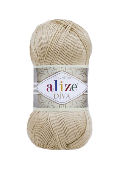 Alize Diva El Örgü İpi (5 Li Paket) - 368-Deve Tüyü