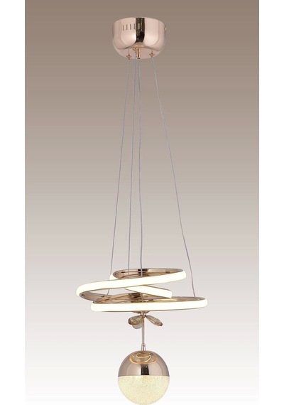 Kasırga 3 Renk Gold Sarı Beyaz Ve Gün Işığı Luxury Led Avize Kristal Taşlı Concept Çok Renkli