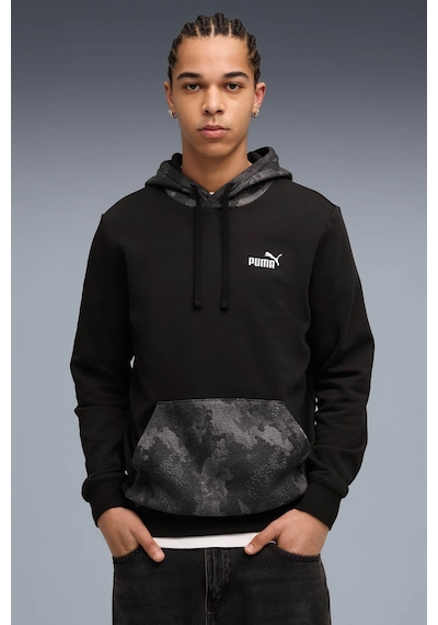 Puma Ess Camo Hoodie Fl Siyah Erkek Sweatshirt 000000000102266111 Siyah