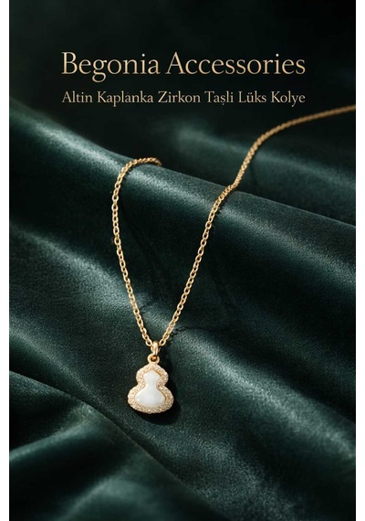 İthal Çelik Altın Kaplama Kolye Zincir Set Figürlü Zirkon Taşlı Paslanmaz Kararmaz Unisex 45cm+5cm Boy - 15 Altın