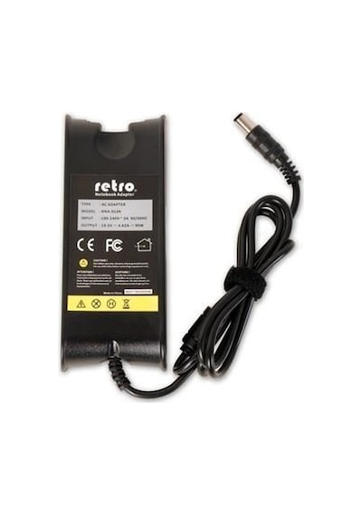Retro RNA-DL04 Dell Uyumlu 90W Pinli Uç Notebook Adaptörü PA-1900-02D, 9