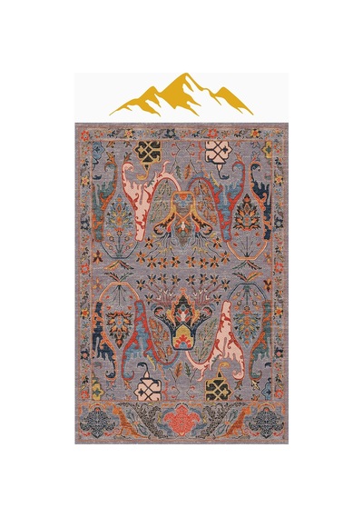 Modern Sisal Serisi Dijital Baskı Sisal Dokuma Halı Slh048 Renkli