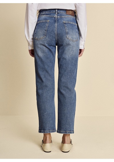 Brooks Brothers Mavi Kadın Denim Pantolon Bbfw26fdp006