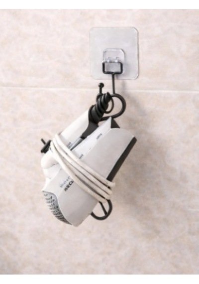 Mucit Home Büyük Kancalı 8 Adet Çok Amaçlı Askı Kendinden Yapışkanlı Havlu Banyo Askısı şeffaf