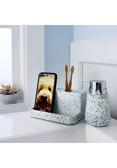 Benekli Terrazzo Losyon/sabun Dispenseri 12 Izgara