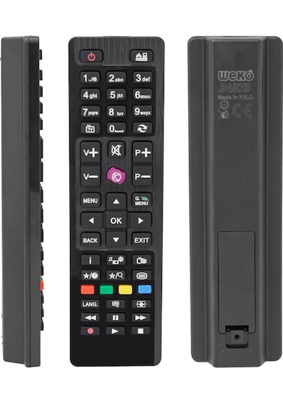 WEKO KL Vestel Uyumlu -SEG-REGAL RC4849 RM-L260 LCD MİNİ MOR TUŞLU LCD-LED TV KUMANDA