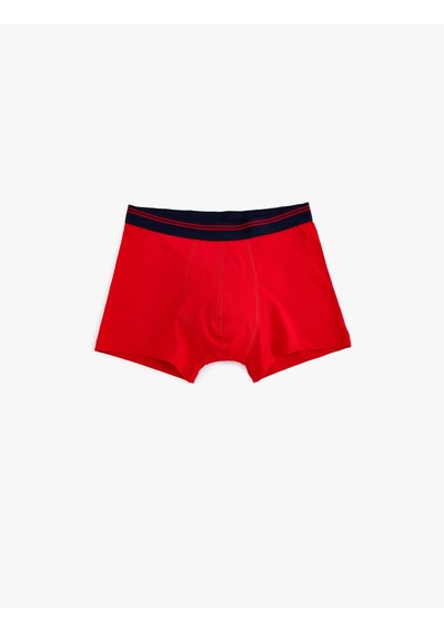 Koton 3'lü Boxer Seti Baskılı Pamuklu Mavi Melange 5wlm90019mk Mavi Melanj