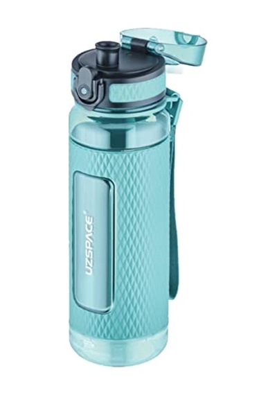 Ayrex Uzspace Fiftyfifty 520ml Tritan Su Matarası Silikon Korumalı Kaydırmaz Gövde Yeşil Genel