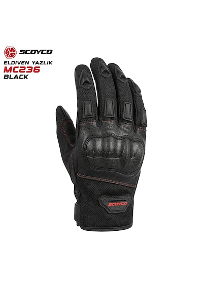 Scoyco Mc236 Yazlık Eldıven Siyah