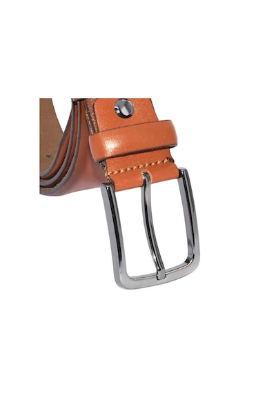 Süzer Deri Taba Hakiki Deri Düz Renk 3.5 CM Klasik Kemer - 208-Düz 001