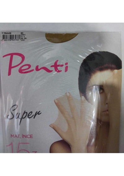 Penti Maxi Süper Ince Siyah Külotlu Çorap 001