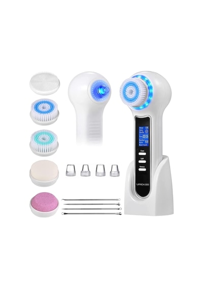 Yüz Temizleme Fırçası Su Geçirme Peeling Masaj Ve Derin Gözenek Temizleme Şarjlı Karışık