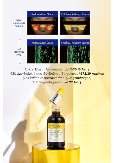 Missha Vita C Leke Karşıtı Sıkılaştırıcı Vitamin C Ampul 30 ML