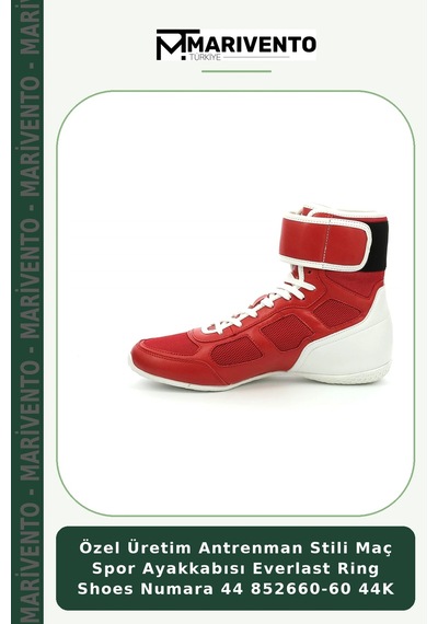 Özel Üretim Antrenman Stili Maç Spor Ayakkabısı Everlast Ring Shoes Numara 44 852660-60 44k