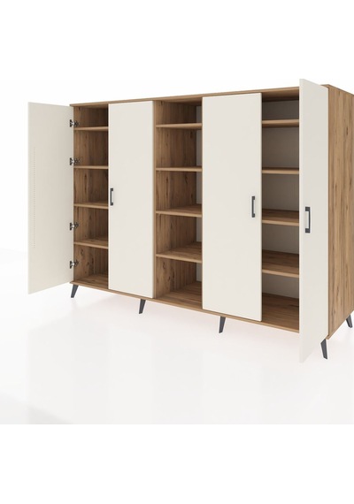 Kronos Dolap 12 Raflı 4 Kapaklı 220x59x163 Çam-aytaşı/çam Çam-aytaşı/çam Kronos Dolap 12 Raflı 4 Kapaklı 220x59x163 Çam-aytaşı/çam Çam-aytaşı/çam