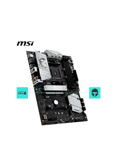 B550 Gamıng Wıfı Am4 Anakart Ddr4 4400mhz Pcıe 4.0 Wi-fi 5 1g Lan Usb 10gbps Atx