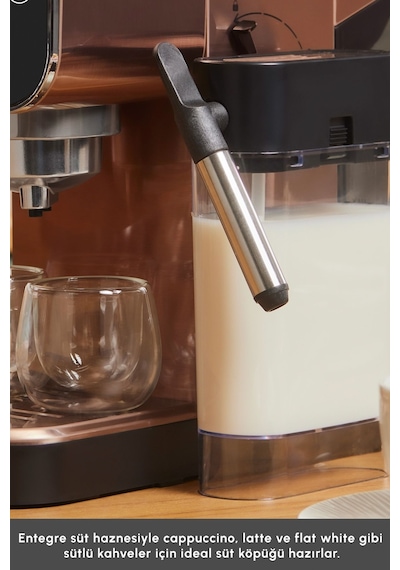 Karaca Mycaffee Barista S20 Entegre Süt Hazneli Otomatik Espresso Ve Latte Makinesi
