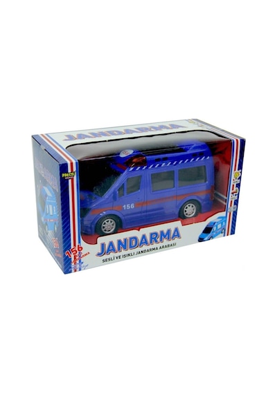 Prestij Oyuncak Sesli ve Işıklı Jandarma  Arabası