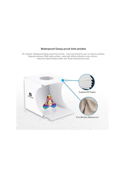 Lightbox Mini Katlanır Taşınabilir Led Işıklı Fotoğraf Stüdyosu