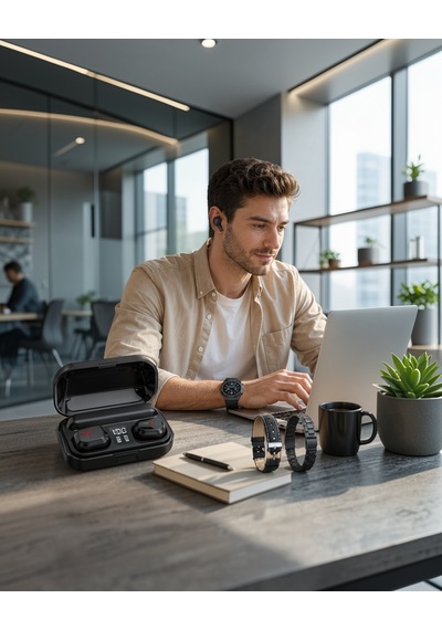 Akıllı Saat 5.1 Bluetooth Kulaklık Uuczg3sm88-1