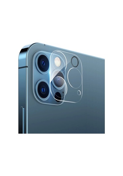 Apple     Uyumlu iPhone 12 Pro Max 6.7 Hat-prince 9h 3d Full Tempered Cam Kamera Koruyucu- 5775