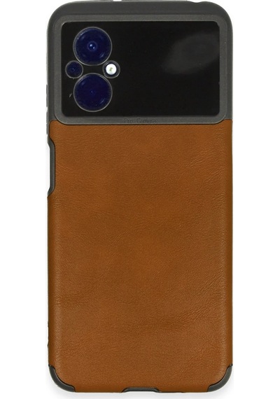 Uryport Xiaomi Poco M5 Kılıf Loop Deri Silikon - Kahverengi
