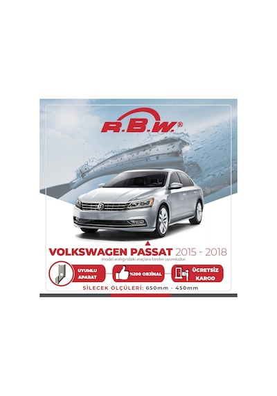 Volkswagen Passat SW Muz Silecek Takımı (2015-2018) RBW