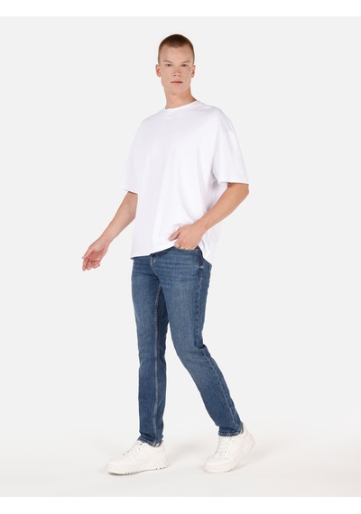 Colin's Colins 044 Karl Normal Kesim Düşük Bel Düz Paça Mavi Erkek Pantolon Cl1071243 Denim