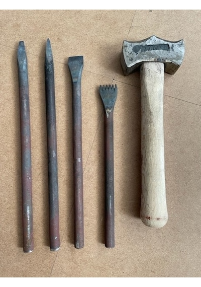 BCN DÖVME TAŞ KIRMA ÇEKİCİ MADIRGA KESKİ MURÇ SETİ 5PCS