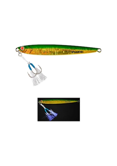 Fujin Valhalla Darksea 100gr Metal Jig Yem Green Shiny Iwashi