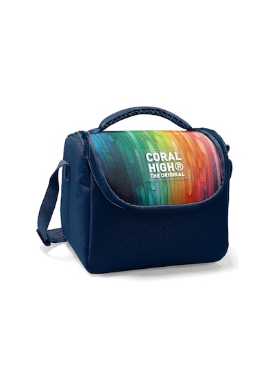 Coral High Thermo Beslenme Çantası - Erkek Çocuk, Lacivert Çok Renkli Çizgi Desenli Lacivert - Çok Renkli
