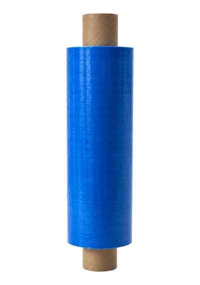El Tipi Mavi Streç Film Mobilya Eşya Koli Palet Paket Taşıma Sarma Koruma 40 Cm X 300 M 18 Mikron