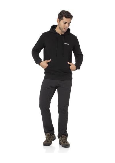 About Blank Jack Wolfskin Kapüşon Yaka Sweatshirt Tommy Hoody, M, 5003079351, Siyah, Erkek Acı Kahverengi