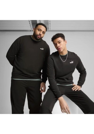 Puma Erkek Sweatshirt Ess Small No. 1 Logo Crew 68256401 SiYAH