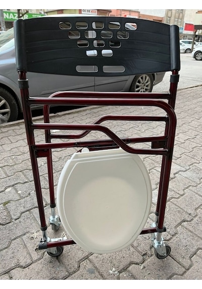 Medikaltec Tekerlekli Tuvalet Aparatı Hasta Engelli Tuvaleti