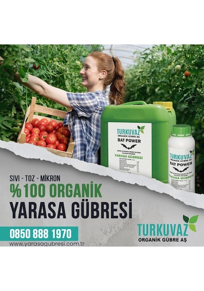 1 L. Turkuvaz Çotanak Organik Sıvı Yarasa Gübresi