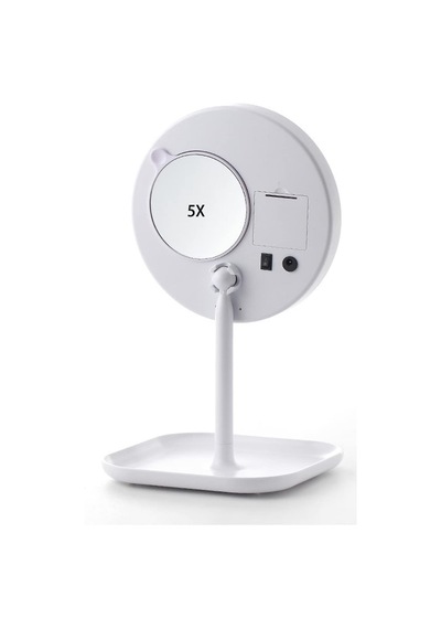 Lexroo 1x+5x Zoom 23 Led Işıklı Makyaj Aynası, 360 Döner, Dokunm Diğer
