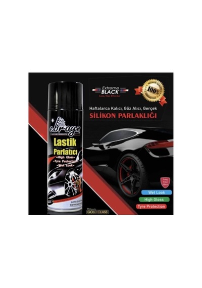 Tr Premium Lastik Parlatıcı Tampon Parlatıcı Koruyucu Ebrayn Aerosol Sprey 500 Ml Kaliteli 4 Adet
