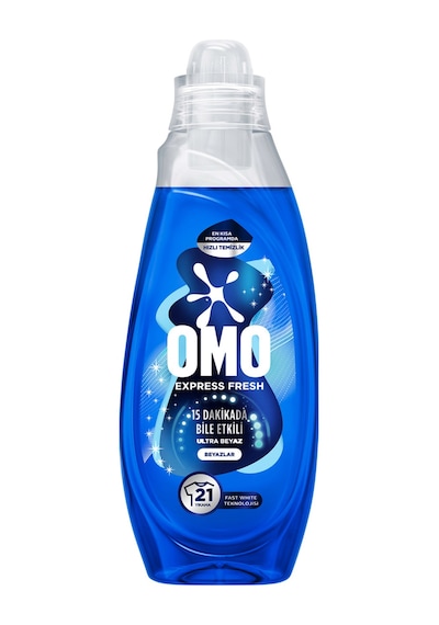 Omo Express Fresh Ultra Beyaz Sıvı Çamaşır Deterjanı 840 Ml 5 Adet 2'li Set