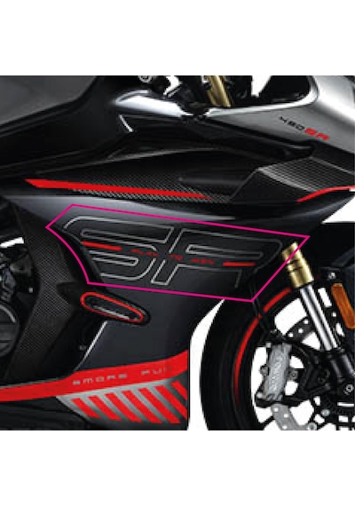 Cfmoto 450sr Tasarım Sticker Tasarım Etiket Modeli Yan G