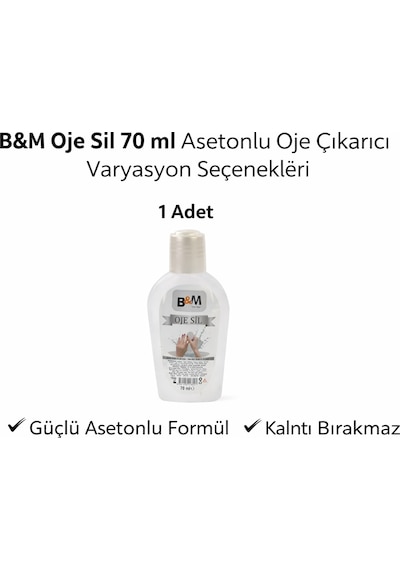 B&M Oje Sil Asetonlu Oje Çıkarıcı 70 ML